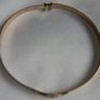 Vintage 9Ct Gold Plated Irish Claddagh adjustable Bangle Bracelet Image 6