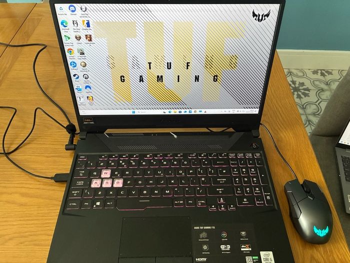 ASUS TUF FX506LI Full HD 144Hz 15.6" Gaming Laptop (Intel i5-10300H, Nvidia GeForce GTX 1650Ti, 8GB RAM, 512GB SSD, 4-Zone RGB Keyboard, Windows 10)