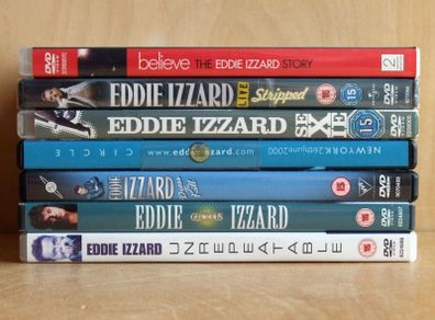 Eddie Izzard stand-up comedy DVDs