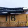 Vintage Leather  Bead Necklace length 17,5" Image 6