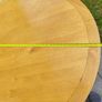 Solid round wood table Image 5