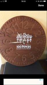 100 Pipers Bar Clock