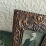 Art noveau embossed copper photo frame Image 2