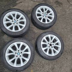 BMW X5 19" Alloy wheels with tyres. PCD 5x120