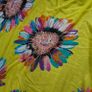 Yellow Floral beach scarf 95x150 Image 8