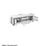 Apogee Television stand for TV's up to 65" Image 10