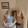 Confirmation dress blue Image 3