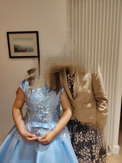 Confirmation dress blue