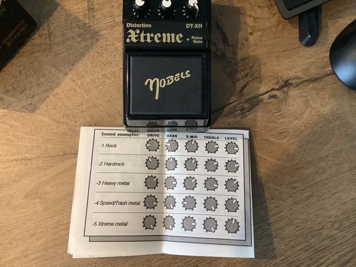 Nobels DT-XN Distortion Xtreme rare pedal box