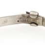 925 Vintage Sterling Silver Engraved Bangle Image 5