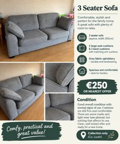 3 Seater Comfortable Sofa