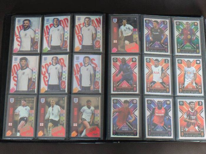 Football Cards Golden ballers limited Editions Topps chrome Merlin & Many more