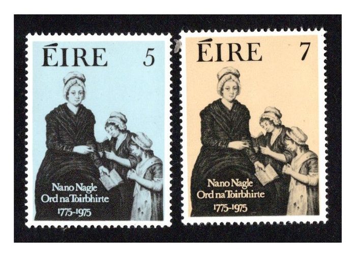 1975 Ireland Bi-Centenary of the Foundation of the Presentation Order of Nuns Commemorative Stamps Mint Never Hinged (MNH)