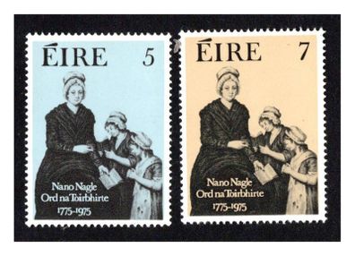 1975 Ireland Bi-Centenary of the Foundation of the Presentation Order of Nuns Commemorative Stamps Mint Never Hinged (MNH)