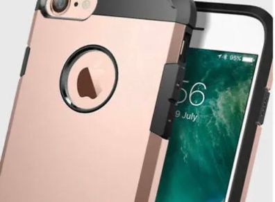 Rose-Gold Armor Case for iPhone 6S 6 Shock Proof Back Hybrid Cover