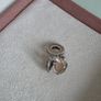 Pandora locket angel wings,with enamel dangle charm very good condition Image 6