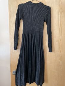 black dress ankle length dress size 8