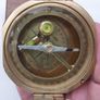 Vintage Stanley London Brunton  Brass Nautical Compass with Wooden Box Image 4