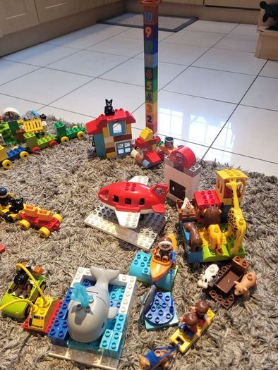 multiple sets of LEGO Duplo