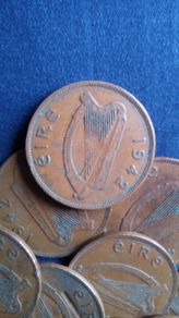 1942 Irish Pennies.