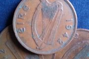 1942 Irish Pennies.