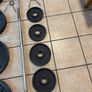 Olympic Metal Weights, Olympic Barbell, Ez Curl Bar And Collars, Image 3