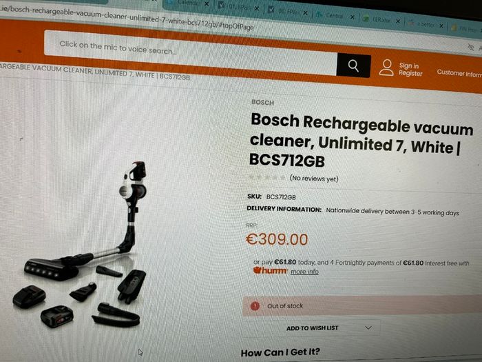Rechargeable Vacuum