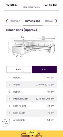 dfs sofa