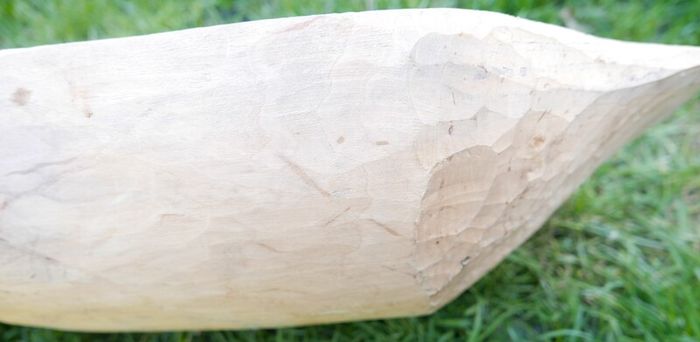 Antique Wooden Dough Bowl - Rare Bread Trough - Primitive Hand Carved Trencher Bowl - Country Wooden Bowl - Farmhouse Decor 20" x 10"