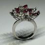 Platinum and Ruby Ring Image 3