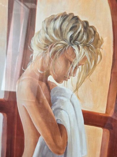 "Tenderness" by Renate Holzner Large Framed print