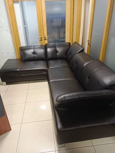 leather corner sofa