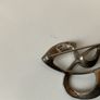 Vintage Irish Sterling Silver Marcasites and Pearl Brooch Image 5