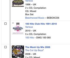 Old 90's dance music cds