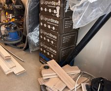 New Herringbone oak floor