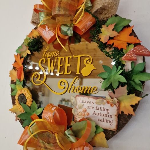 Handmade "Home Sweet Home" Room Sign
