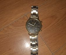 men's fake gold watch