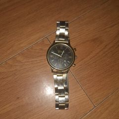 men's fake gold watch