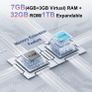 Mobile Phone 7GB+32GB/1TB, 5080mAh, Android 12 Phone Image 2