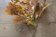 Artificial oak leaves picks - 3 picks - Autumn