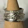 Handmade sterling silver anxiety spinner ring. Size k Image 4