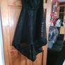 River island black lace bardot dress Image 5