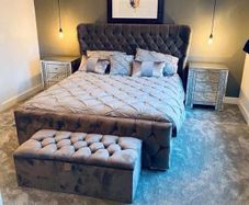 Double bed set on clearance