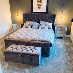 Double bed set on clearance