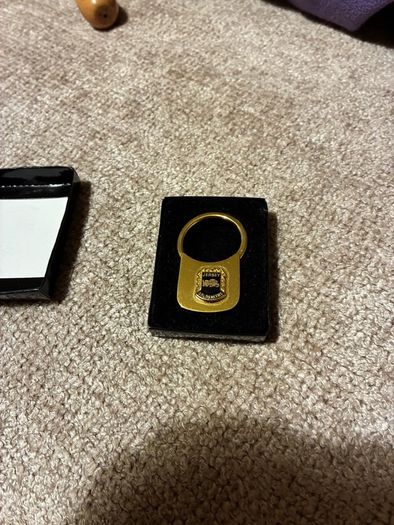 Vintage Jersey Goldsmiths keyring