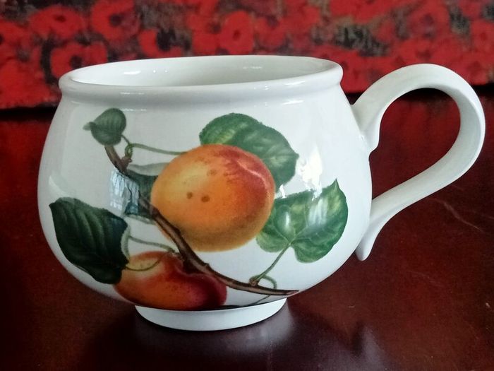Portmeirion POMONA  3" The Roman Apricot Coffee Cup