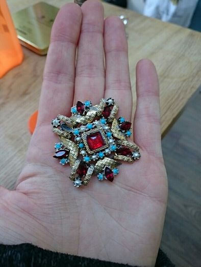 Fun colourful brooch