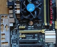 Asus asus z87k + Intel I5-4670k