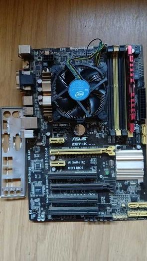 Asus asus z87k + Intel I5-4670k