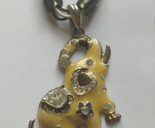 Vintage Necklace with Pendant "Elephant".